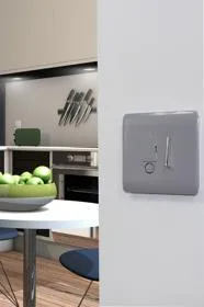 Light Grey Wiring Accessories Trendi Decorative Screwless